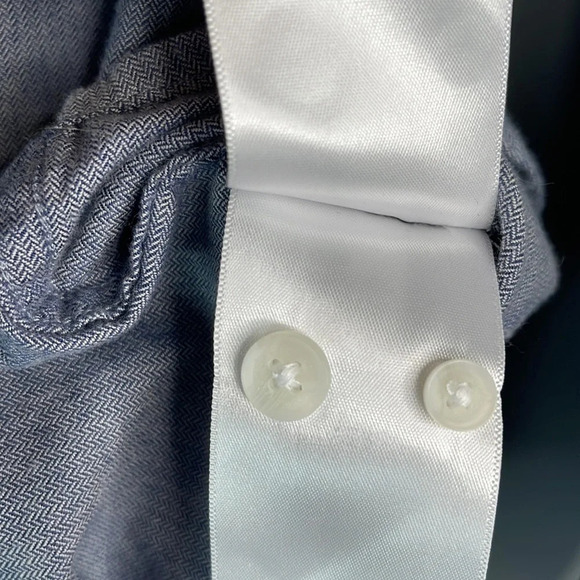 TIMBERLAND Mens Brushed Cotton Button Down Shirt Long Sleeve Logo Slim Fit S - Picture 11 of 13